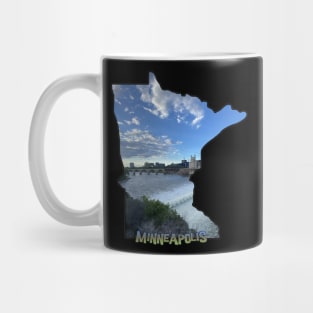 Minnesota State Outline (Minneapolis) Mug